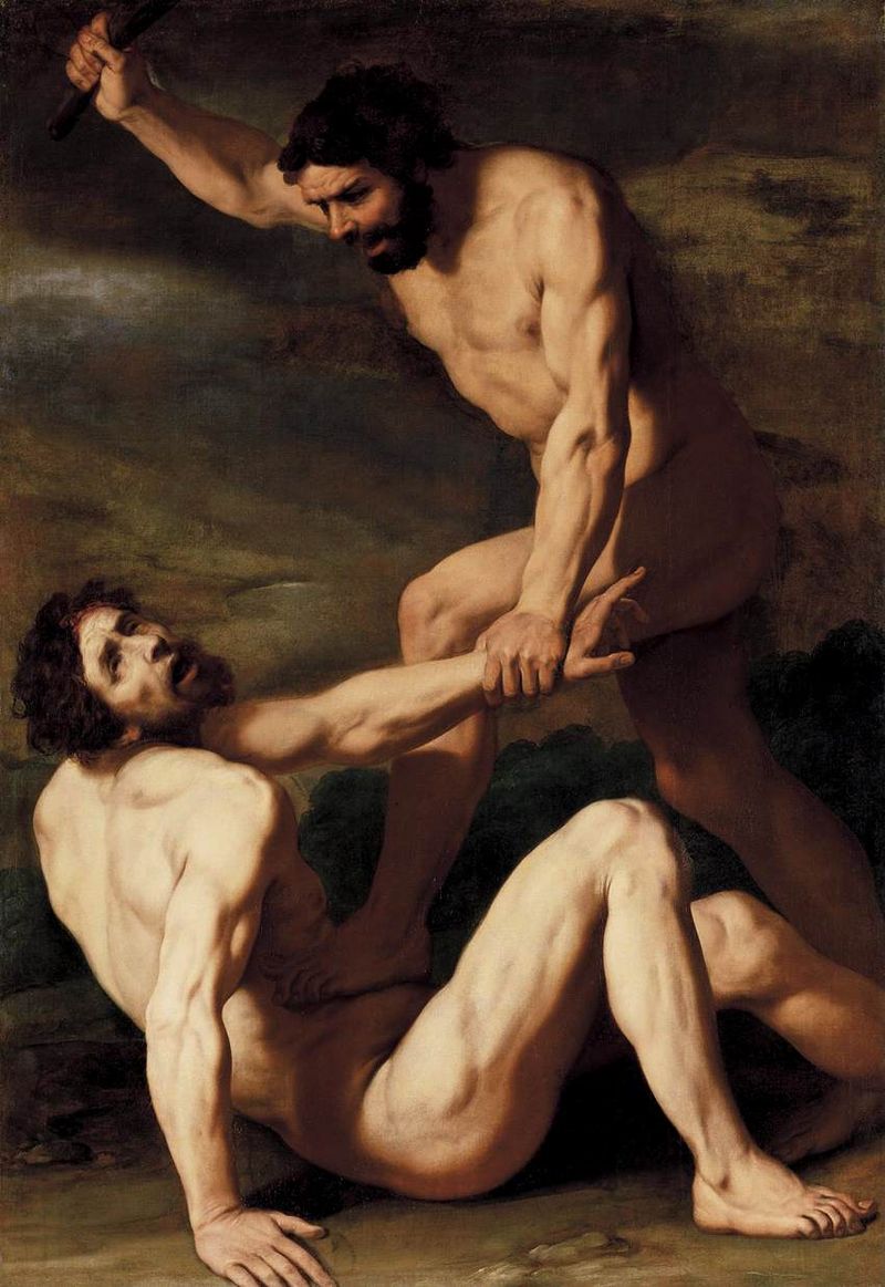 Caïn tuant Abel, réalisé par Daniele Crespi (1618-1620)