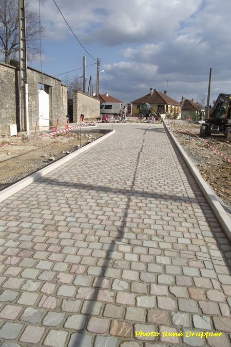 La création du rond-point de la place de la Charme, par René Drappier