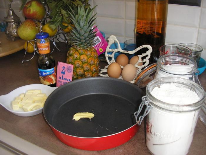 Gâteau à l'ananas