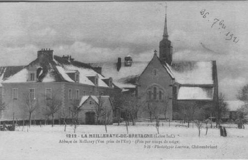 abbaye neige