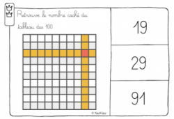 Math - Le tableau des 100