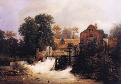 Peinture de : Andréas ACHENBACH