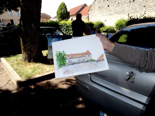 les peintres à Villaines