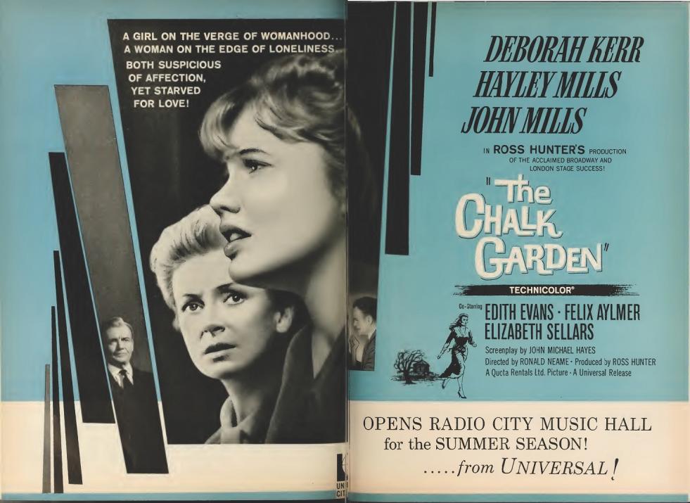 THE CHALK GARDEN BOX OFFICE USA 1964