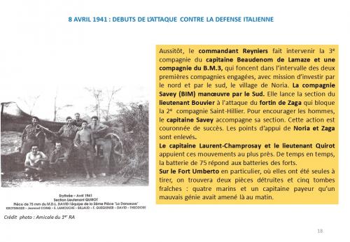 80e Anniversaire de la Campagne d'Erythrée (février-avril1941) - dernier épisode 7 : Et Massoua fut libéré !