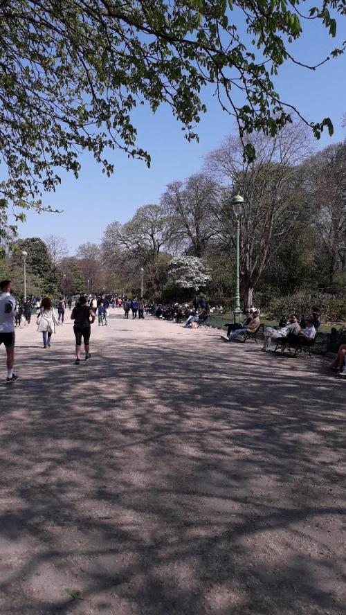 Balade au parc Monceau et blagues