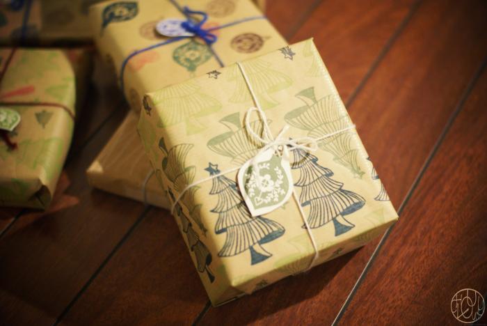 Défi gravure 47/52 - Tampons de Noël