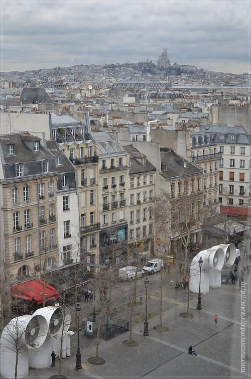 Centre Georges Pompidou : Paris vu d'en haut !