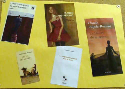 Claude Pujade-Renaud à la Bibliothèque Municipale