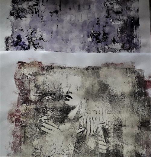 transfert à la gelli plate