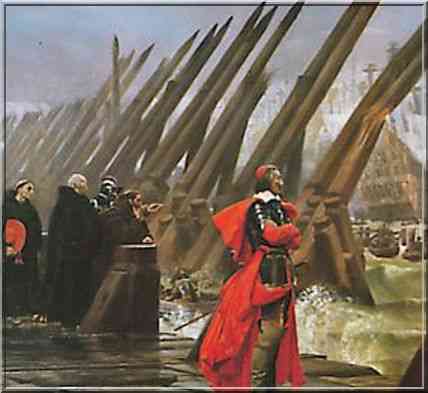 La Rochelle le siège Richelieu par Henri-Paul Motte