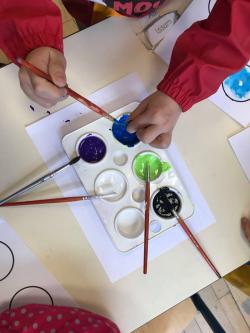 Une technique artistique - les nuances de couleur