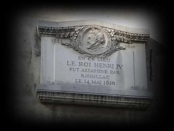 Un 14 mai 1610, rue de la Ferronnerie ( quartier les Halles )