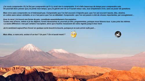 Bilan... provisoire ?