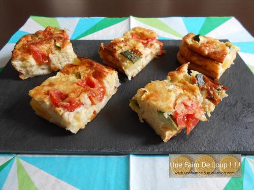 Clafoutis aux courgettes & tomates cerises