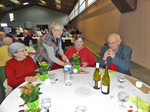 Le repas offert aux Séniors de la ville de Châtillon sur Seine...