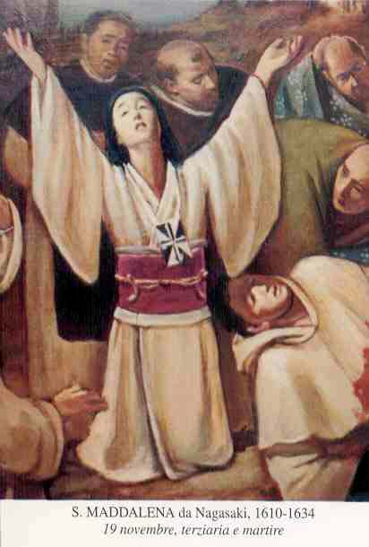 Sainte Madeleine de Nagasaki († 1634)