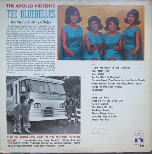 The Bluebelles Featuring Patti La Belle : Album " Sweethearts Of The Apollo " Newton Records 631 [ US ]