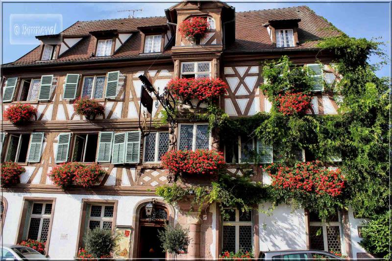 Alsace route des vins de Colmar à Ribeauvillé Turckheim Auberge aux Deux Clefs