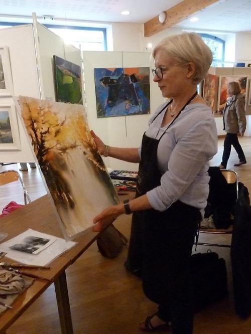 Démo  d'aquarelle de Dominique Riché 