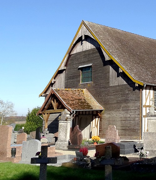 L'église à pans de bois Notre Dame de Drosnay (Marne)
