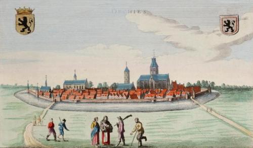 Orchies - Aanzichten van Orchies, Comines, Lannoy en La Bassee-Atlas Van Loon-1649 (geheugenvannederland.nl)