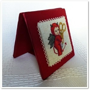 little stitch devil with scissors