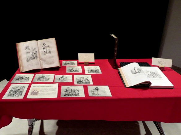 Une superbe exposition de livres de contes a eu lieu à la médiathèque Victorine de Chastenay