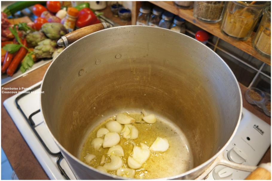 Recette Couscous mouton et Poulet 