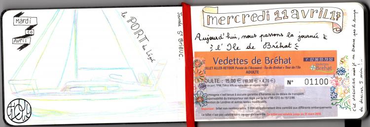 Carnets de croquis - Avril 2017