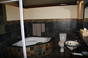 salle de bains Zulu Nyala tente
