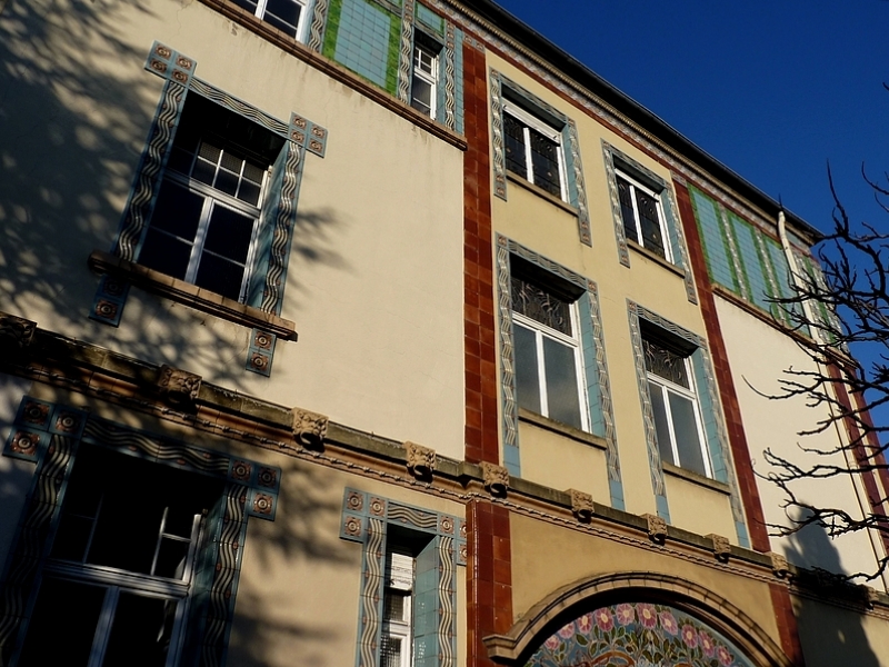 L'immeuble Villeroy & Boch rue Charles Pêtre à Metz...
