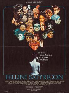 FELLINI SATYRICON BOX OFFICE FRANCE 1969 