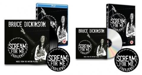 BRUCE DICKINSON - Sortie du documentaire Scream For Me Sarajevo en DVD/Blu-ray/CD 