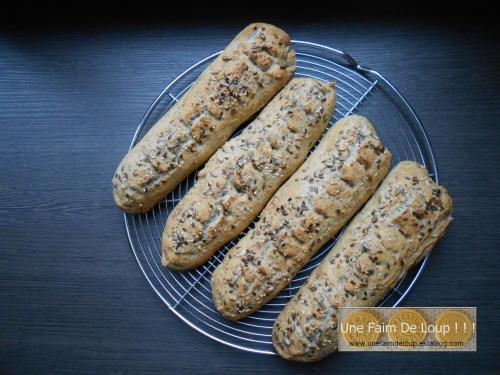 Baguettes aux céréales & graines