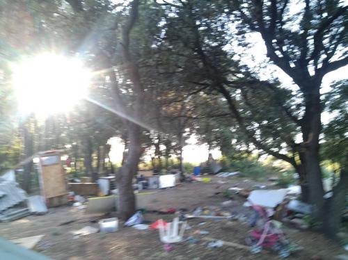 Restes du village rum dans une impasse résidentielle d'Aix-en-Provence