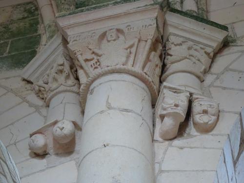 L'église de Gargilesse, les chapiteaux