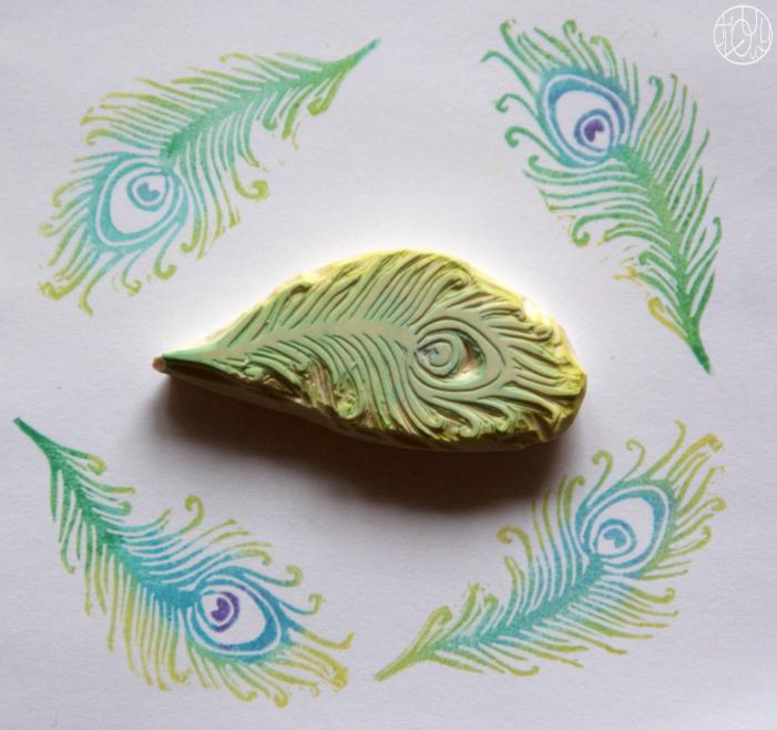 A stamp a week 5/52 - Jolie plume de paon