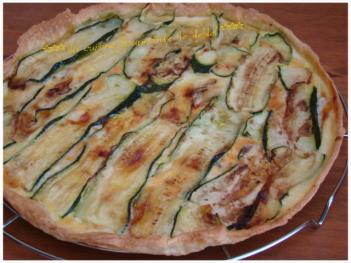 TARTE AUX COURGETTES ET AUX GORGONZOLA