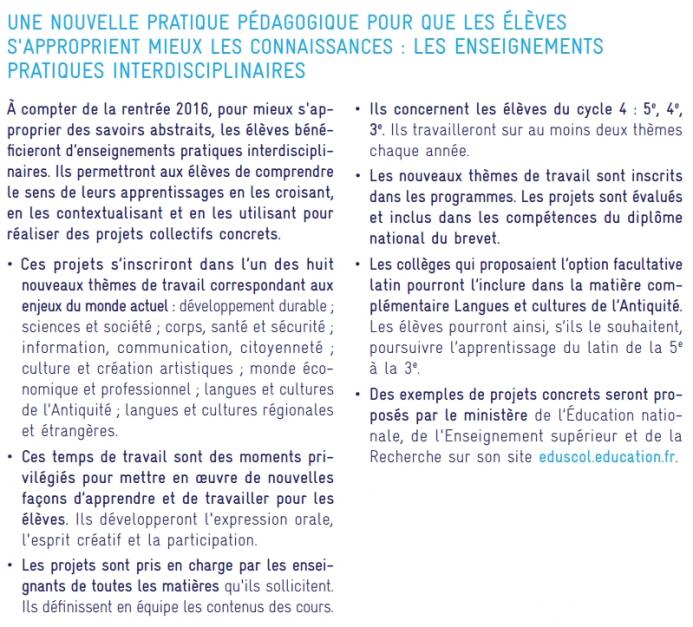 Les projets interdisciplinaires pour apprendre à rédiger ? (V. Marchais)