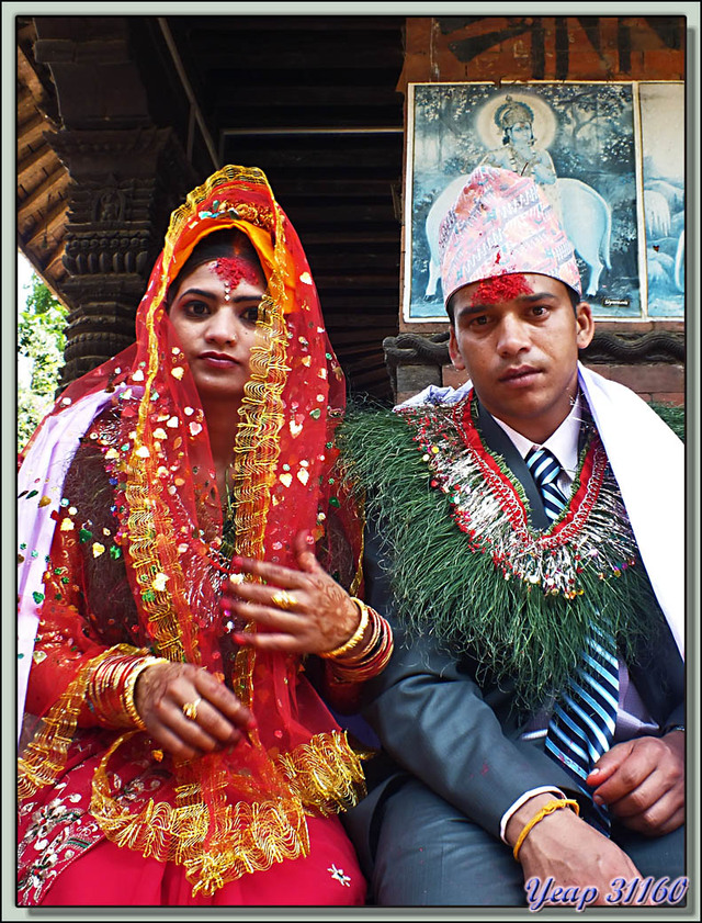 Blog de images-du-pays-des-ours : Images du Pays des Ours (et d'ailleurs ...), Temple Amar Narayan Mandir: cérémonie de mariage - Les mariés - Tansen (Palpa) - Népal