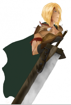 • Mélodie, guerrière de bronze (couleurs en cours) [Personnages]