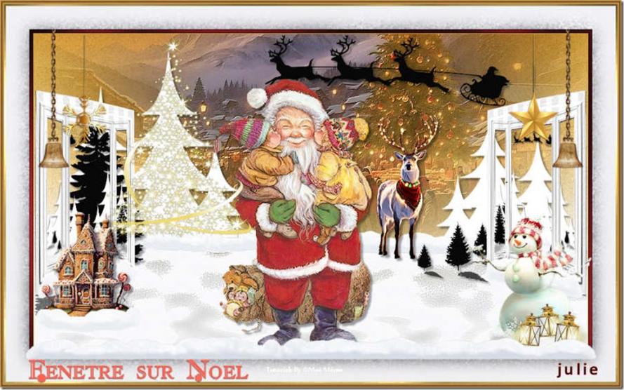 Fenêtre sur noël
