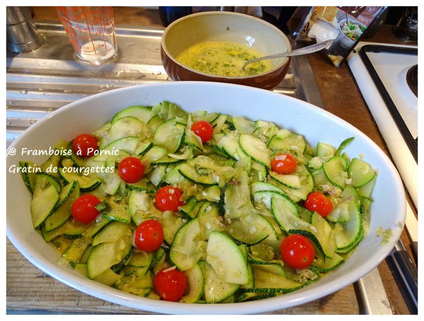 Gratin de courgettes 