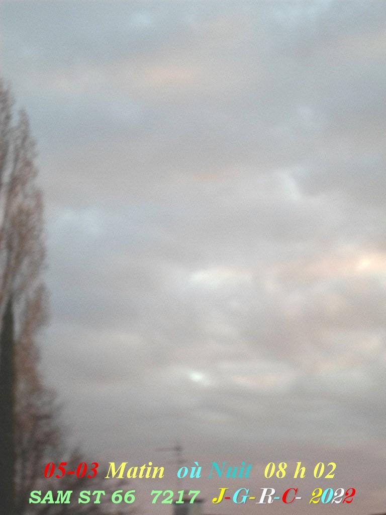 CIEL matin ou soir:  semaine 09  D  06-03-2022