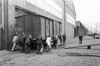 Rue de la Gare à Aubervilliers... Juin 1940