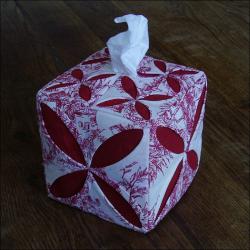 boite a mouchoirs  en cathédrale windows