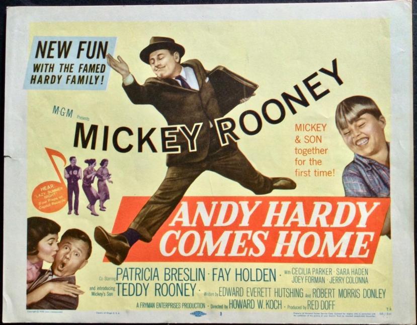 ANDY HARDY COMES HOME BOX OFFICE USA 1958