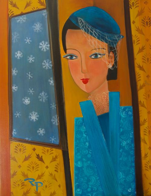 UNE ELEGANTE EN HIVER