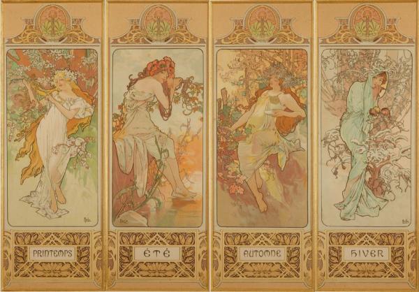 Peinture de : Alfons Mucha